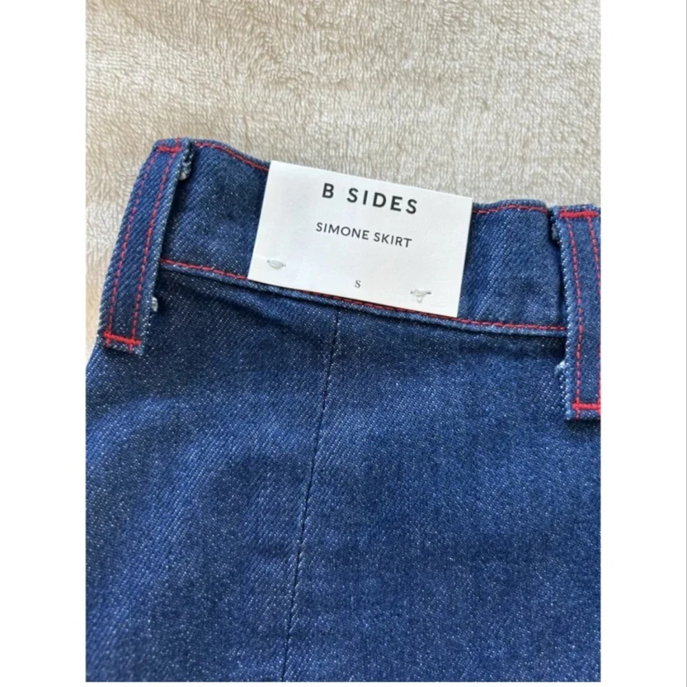 B Sides Simone skirt in Rinse Indigo - Picture 4 of 11